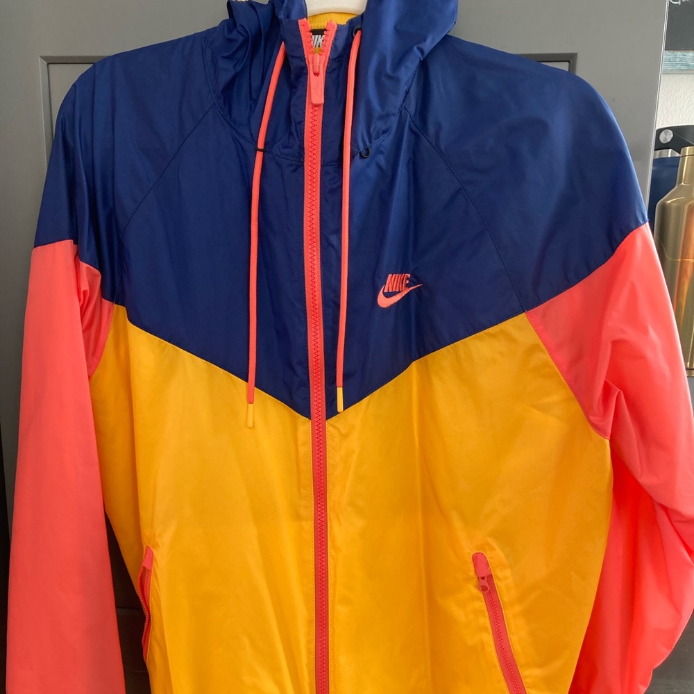 Nike colorful windbreaker jacket